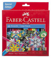 LAPIZ FABER ECO 60 COLORES SURTIDOS ESTUCHE SOPORTE CARTON | 1 UNIDADES | (FABER CASTELL)